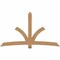 Ekena Millwork Davenport Timber Gable Bracket, Western Red Cedar, 96"W x 56"H x 5 1/2"D x 5 1/2"F, 14/12 Pitch GBW096X56X0606DAV00SWR - alternate 1